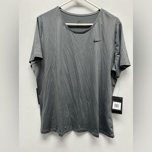 Nike Dri-FIT Women's Metallic Mesh Running Training Shirt